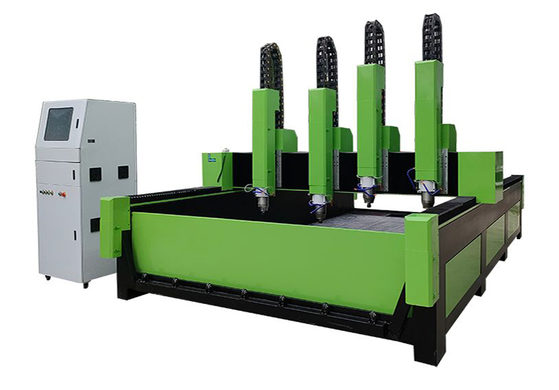 高檔四頭獨(dú)立石材雕刻機(jī) 重型多頭大理石雕刻機(jī)